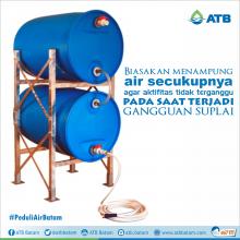 Persiapan Gangguan Suplai, ATB Imbau Pelanggan Tampung Air